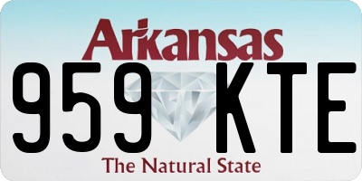 AR license plate 959KTE