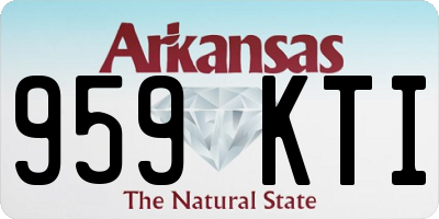 AR license plate 959KTI