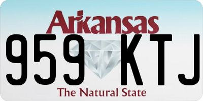 AR license plate 959KTJ