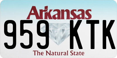 AR license plate 959KTK