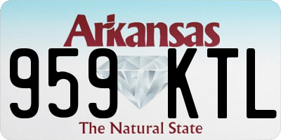 AR license plate 959KTL