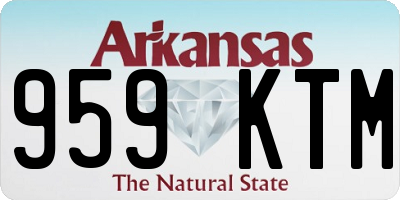 AR license plate 959KTM