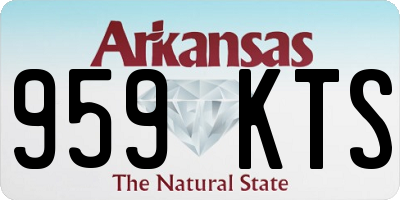 AR license plate 959KTS