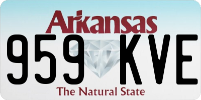 AR license plate 959KVE