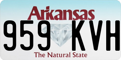 AR license plate 959KVH