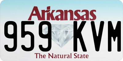 AR license plate 959KVM