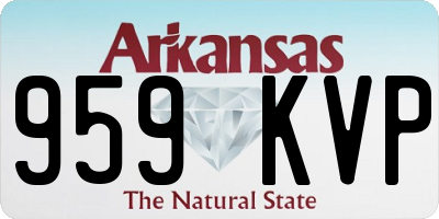 AR license plate 959KVP
