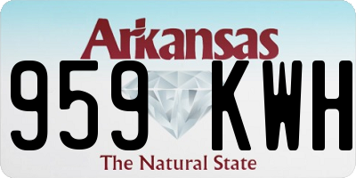 AR license plate 959KWH