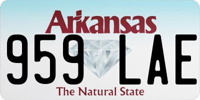 AR license plate 959LAE