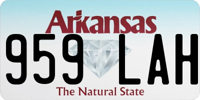 AR license plate 959LAH