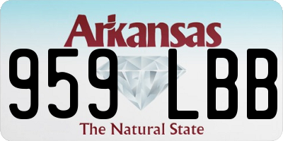 AR license plate 959LBB