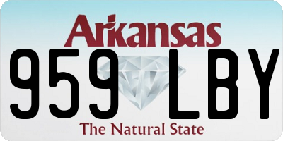AR license plate 959LBY