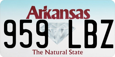 AR license plate 959LBZ