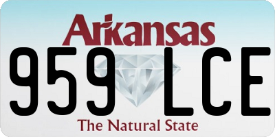 AR license plate 959LCE