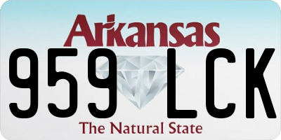 AR license plate 959LCK