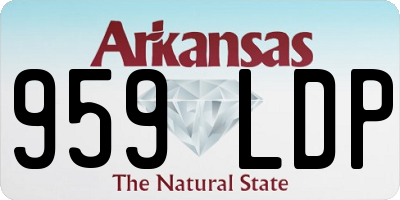 AR license plate 959LDP