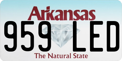 AR license plate 959LED