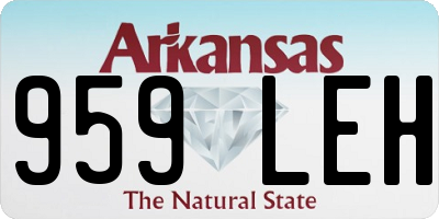 AR license plate 959LEH