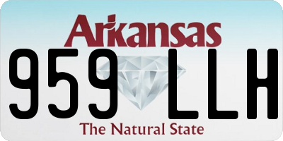 AR license plate 959LLH