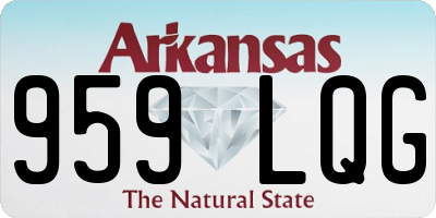 AR license plate 959LQG