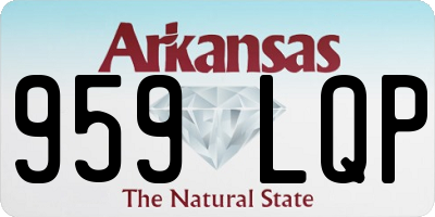AR license plate 959LQP