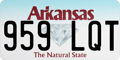 AR license plate 959LQT