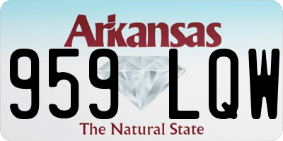 AR license plate 959LQW