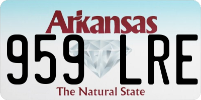 AR license plate 959LRE