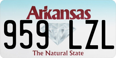 AR license plate 959LZL