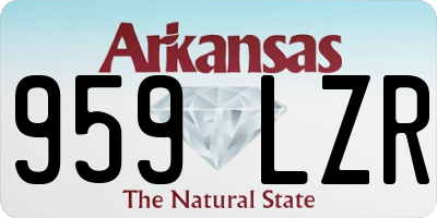 AR license plate 959LZR