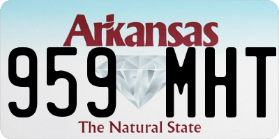 AR license plate 959MHT