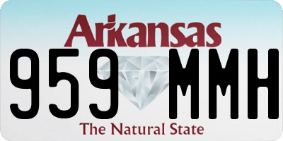 AR license plate 959MMH