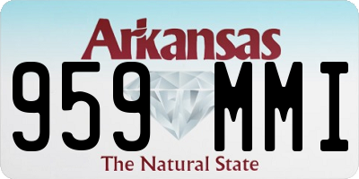 AR license plate 959MMI