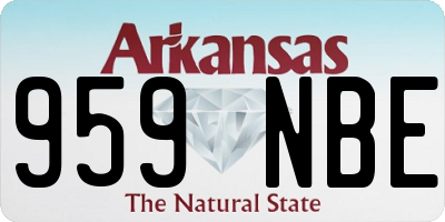 AR license plate 959NBE
