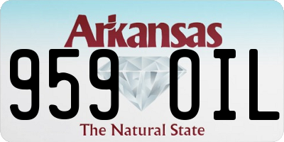 AR license plate 959OIL