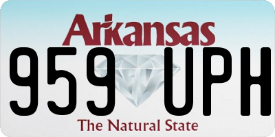 AR license plate 959UPH
