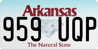 AR license plate 959UQP