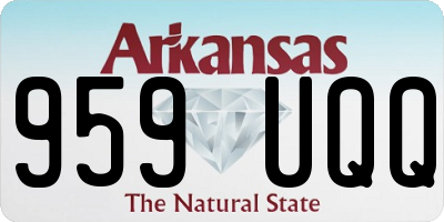 AR license plate 959UQQ