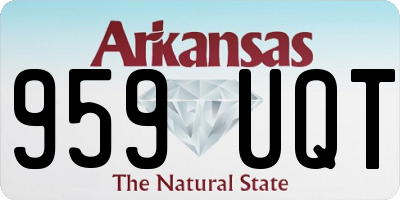 AR license plate 959UQT