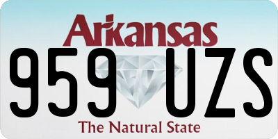 AR license plate 959UZS