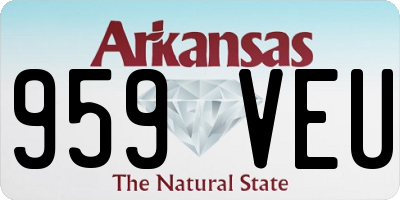 AR license plate 959VEU