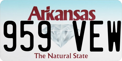 AR license plate 959VEW