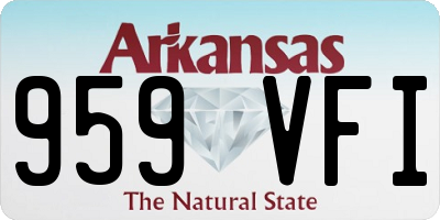 AR license plate 959VFI