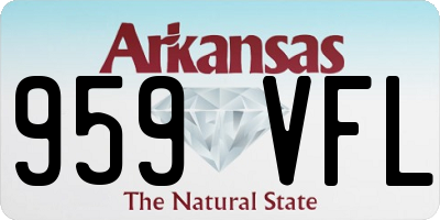 AR license plate 959VFL