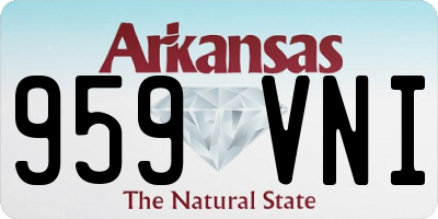 AR license plate 959VNI
