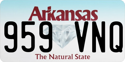 AR license plate 959VNQ