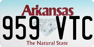 AR license plate 959VTC
