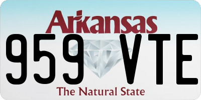 AR license plate 959VTE