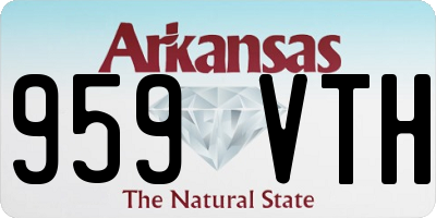 AR license plate 959VTH