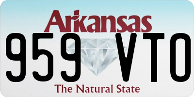 AR license plate 959VTO